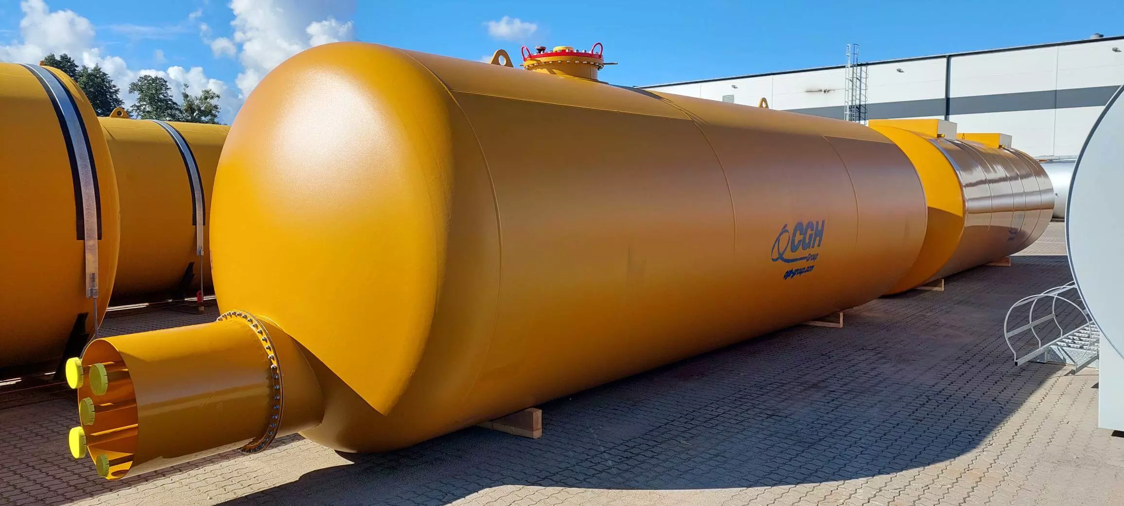Underground LPG tanks