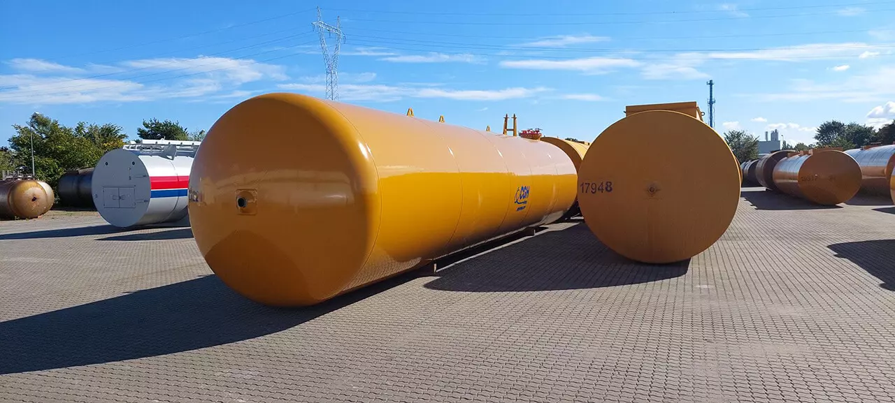 Underground LPG tanks