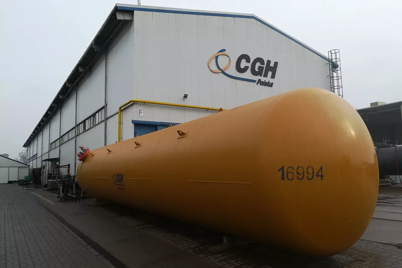 Underground LPG tanks