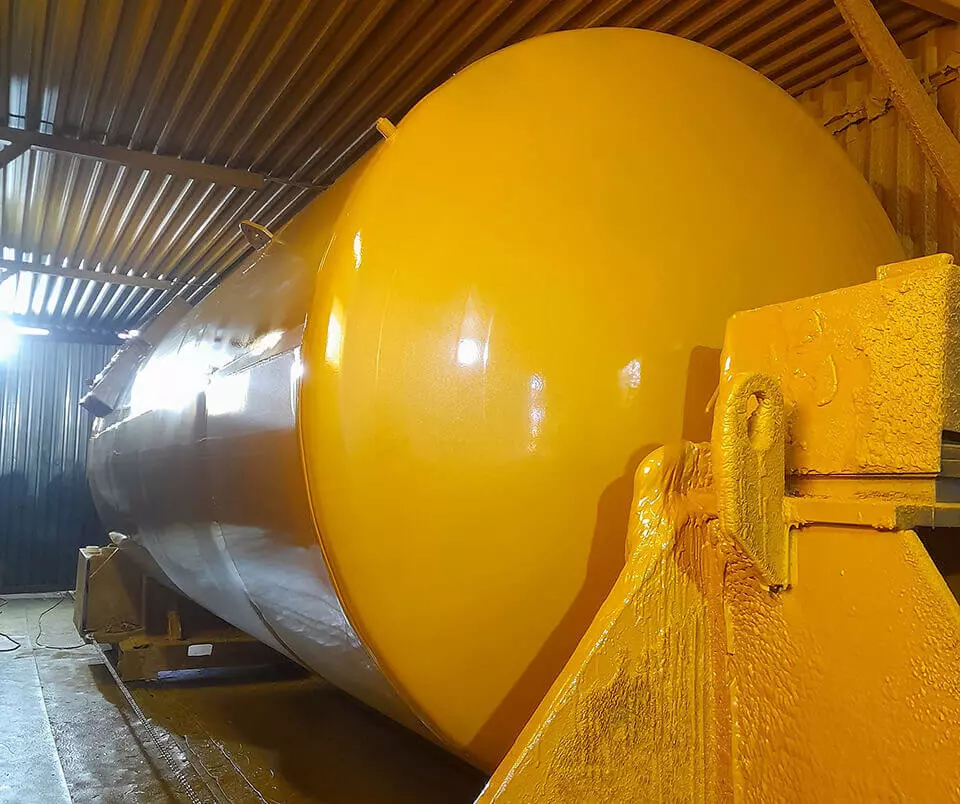 PUR coating chamber