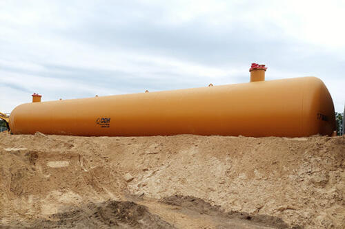 Underground LPG tanks 200 m3
